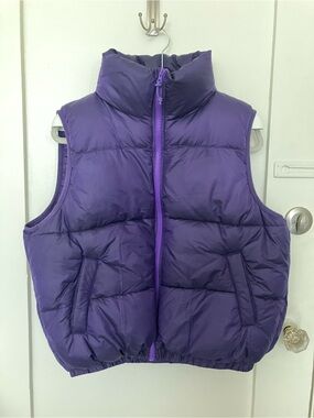 Basin & Range Purple Puffer Vest, size L